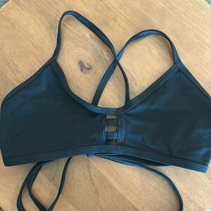 Jolyn womens Tomcat Bikini Top black size XL NWOT